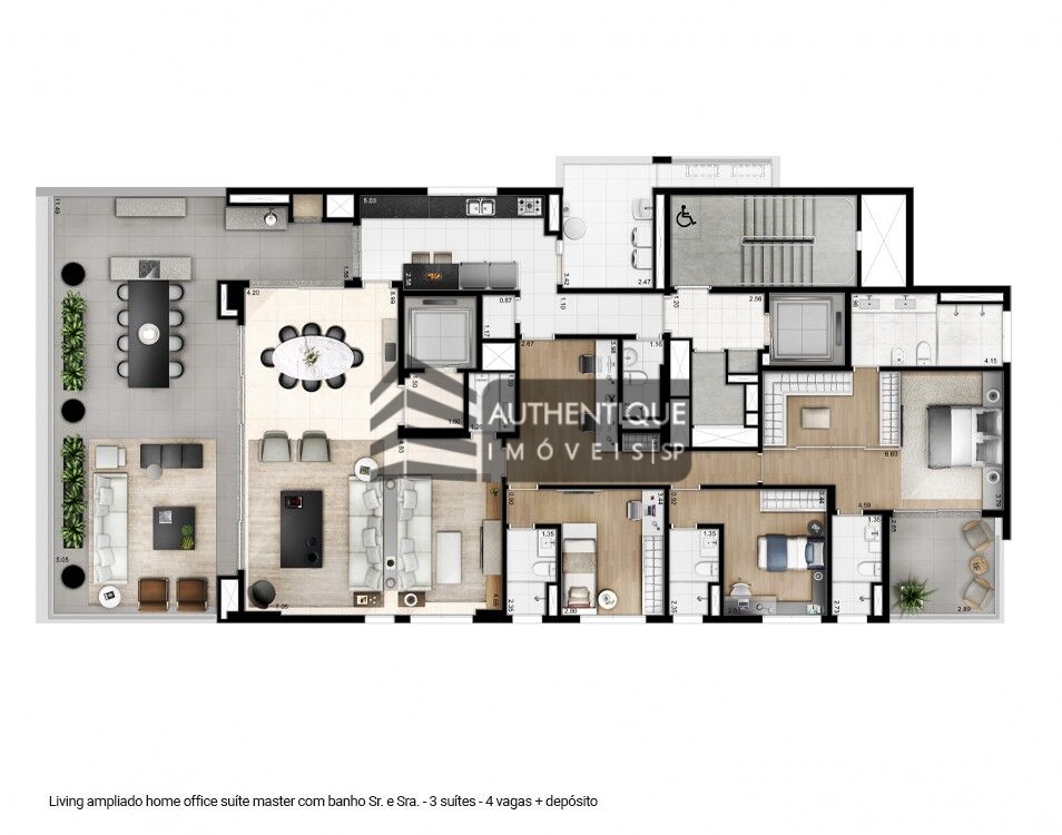 Apartamento à venda com 4 quartos, 278m² - Foto 34