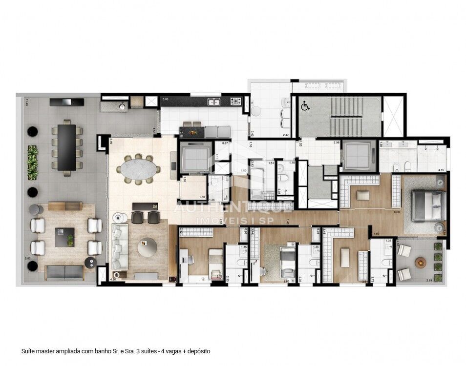 Apartamento, 4 quartos, 278 m² - Foto 36