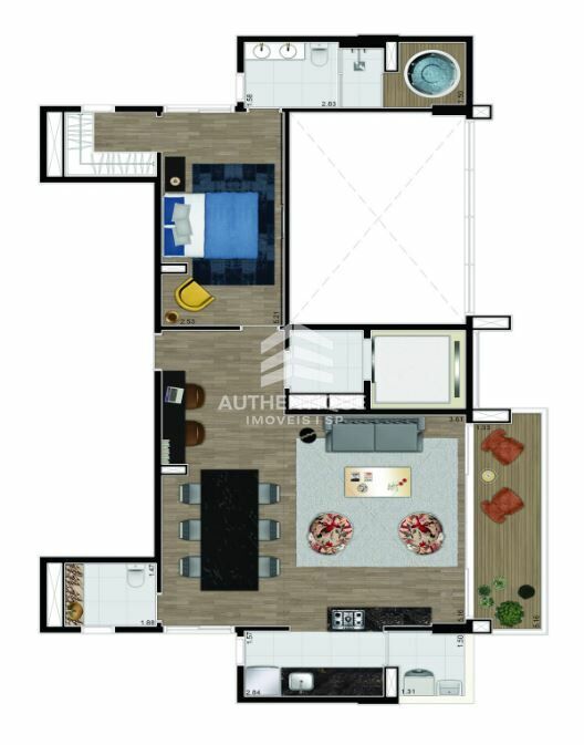 Apartamento, 1 quarto, 49 m² - Foto 31
