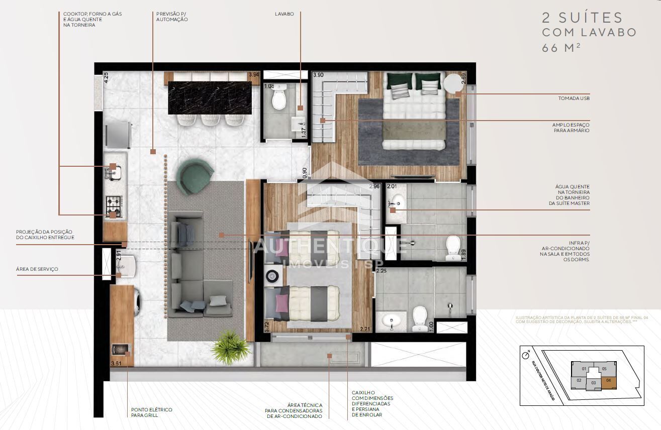 Apartamento, 3 quartos, 99 m² - Foto 35
