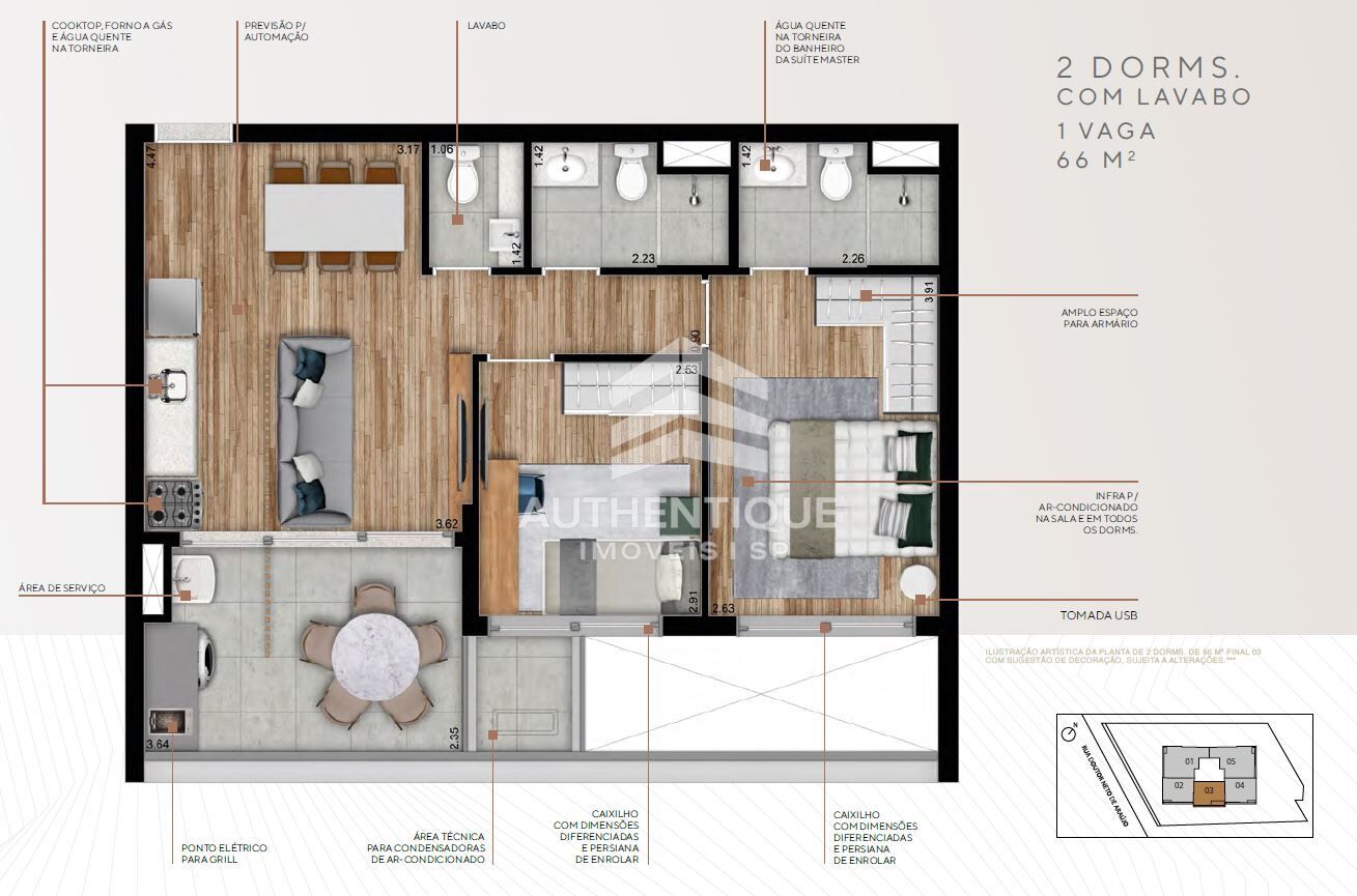 Apartamento, 3 quartos, 99 m² - Foto 34