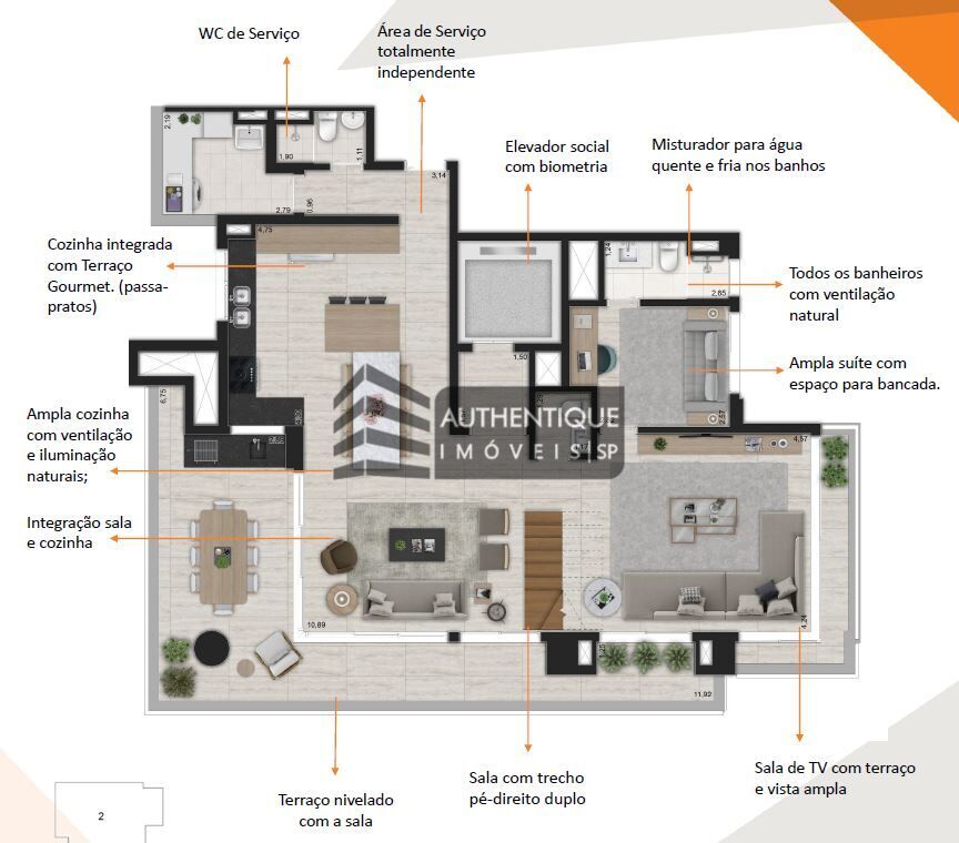 Apartamento à venda com 4 quartos, 281m² - Foto 38