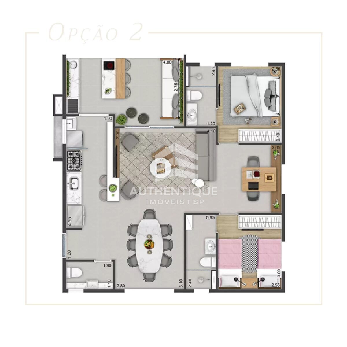 Apartamento, 3 quartos, 87 m² - Foto 43