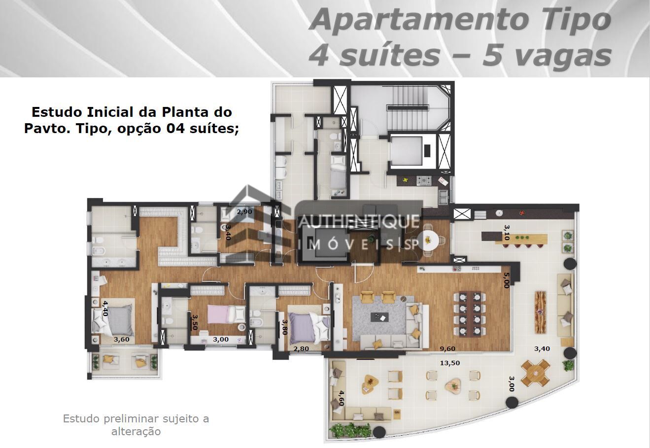 Apartamento à venda com 4 quartos, 325m² - Foto 19