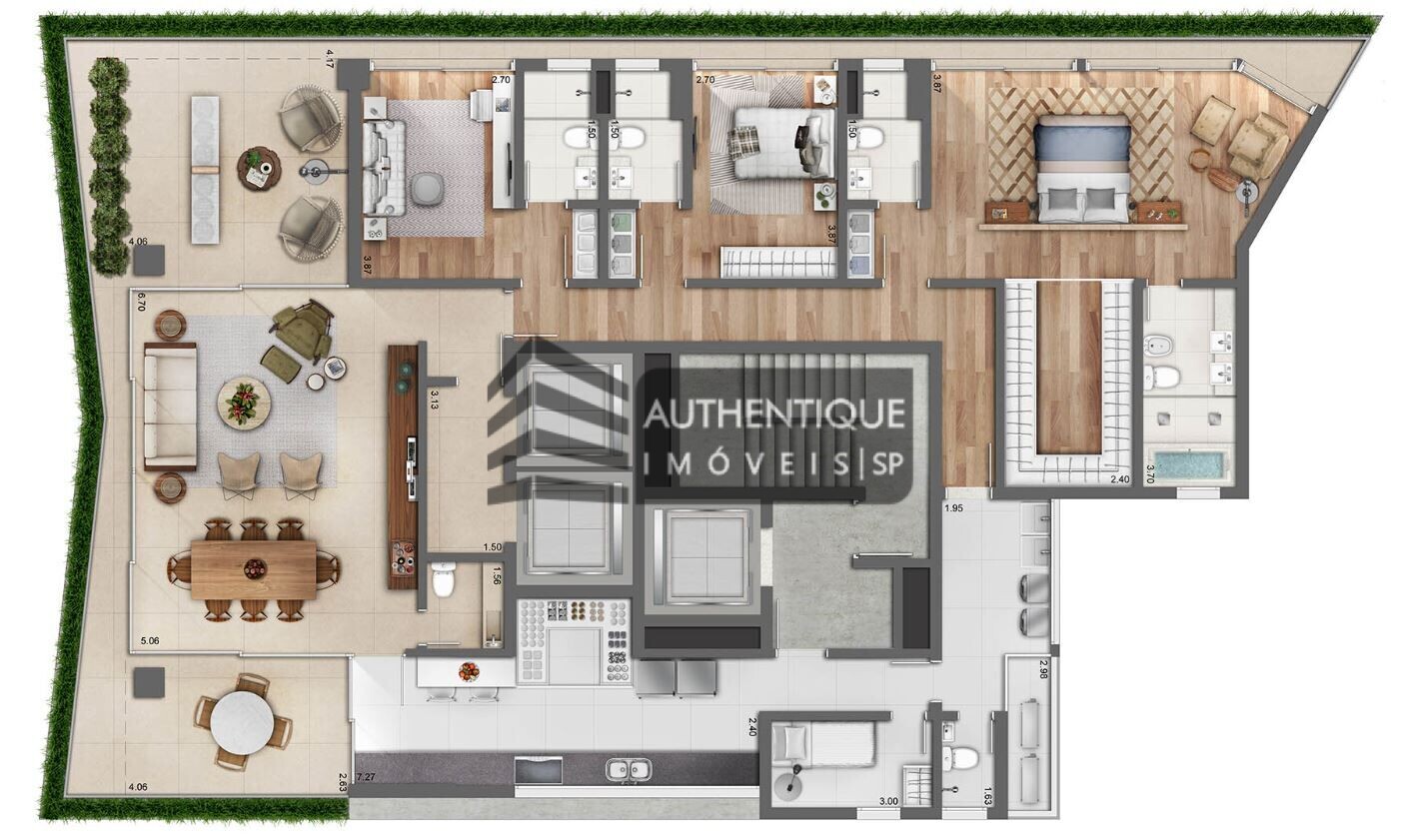 Apartamento à venda com 4 quartos, 269m² - Foto 17