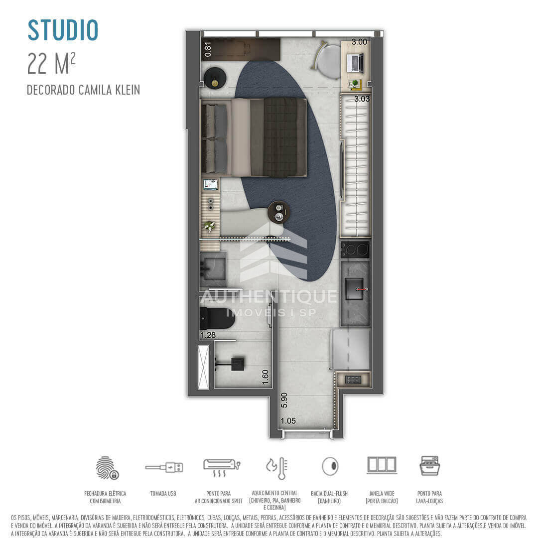 Apartamento, 1 quarto, 26 m² - Foto 23