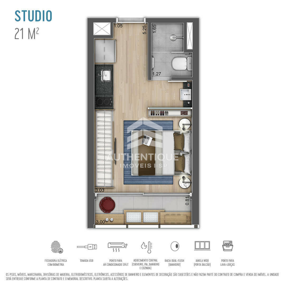 Apartamento, 1 quarto, 26 m² - Foto 20