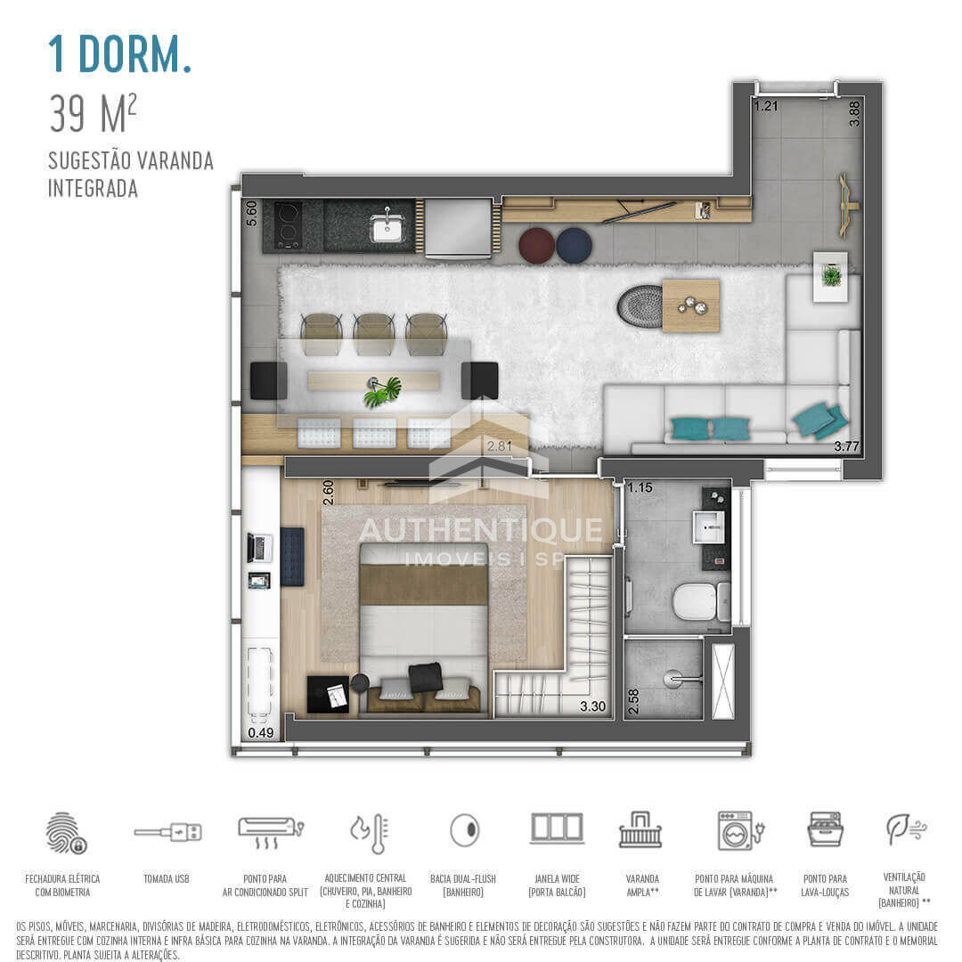 Apartamento, 1 quarto, 26 m² - Foto 32