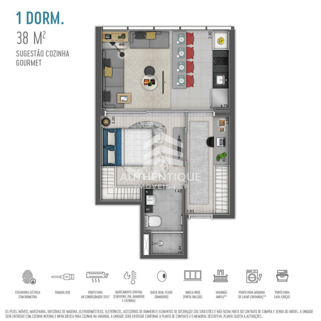Apartamento, 1 quarto, 26 m² - Foto 29