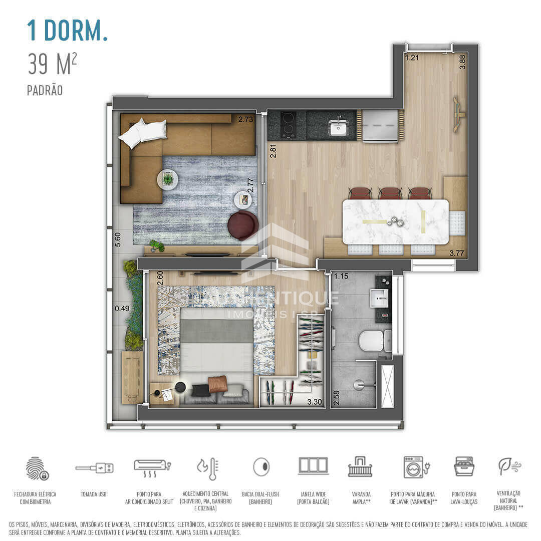 Apartamento, 1 quarto, 26 m² - Foto 31