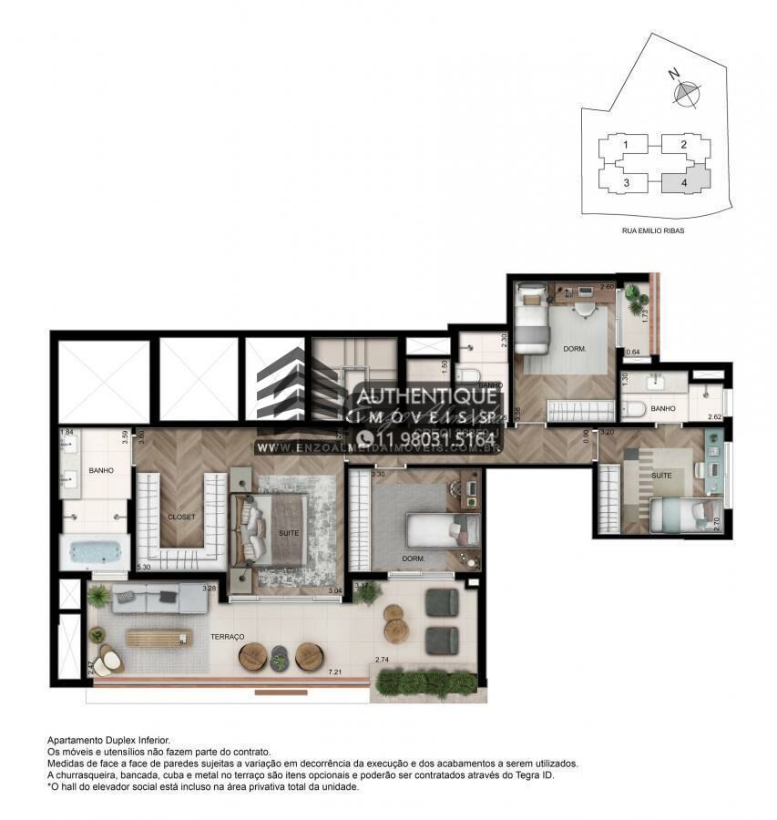 Apartamento à venda com 4 quartos, 157m² - Foto 24