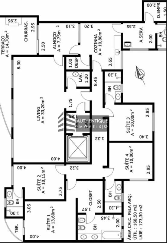 Apartamento à venda com 4 quartos, 140m² - Foto 28