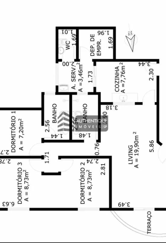 Apartamento à venda com 4 quartos, 140m² - Foto 23