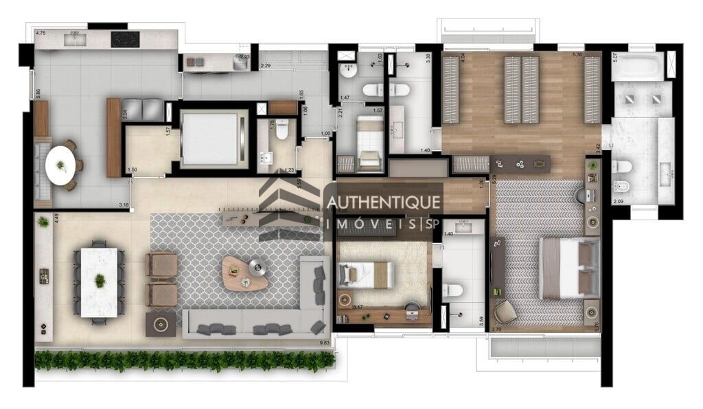 Apartamento à venda com 3 quartos, 317m² - Foto 30