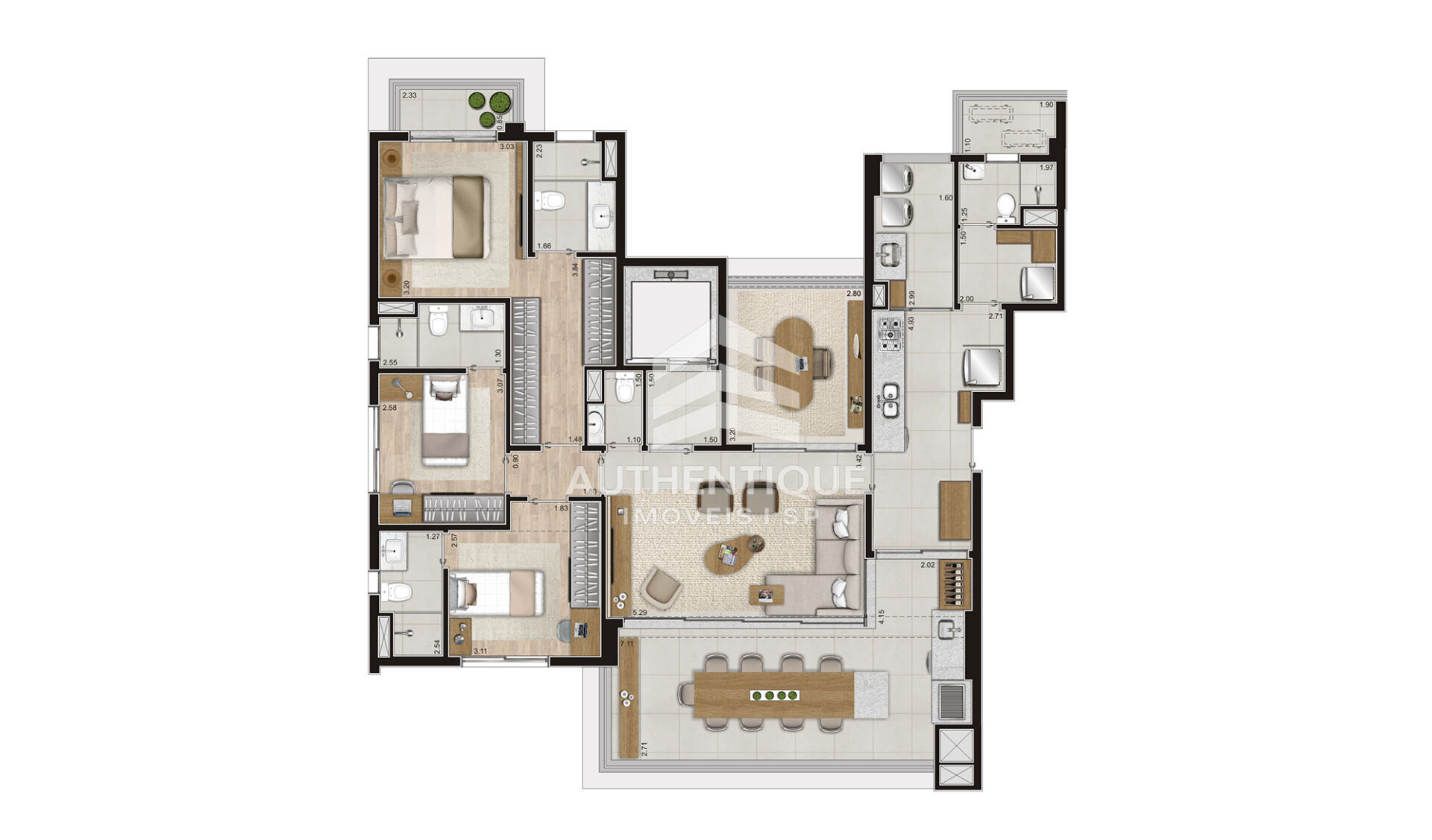 Cobertura, 3 quartos, 290 m² - Foto 37