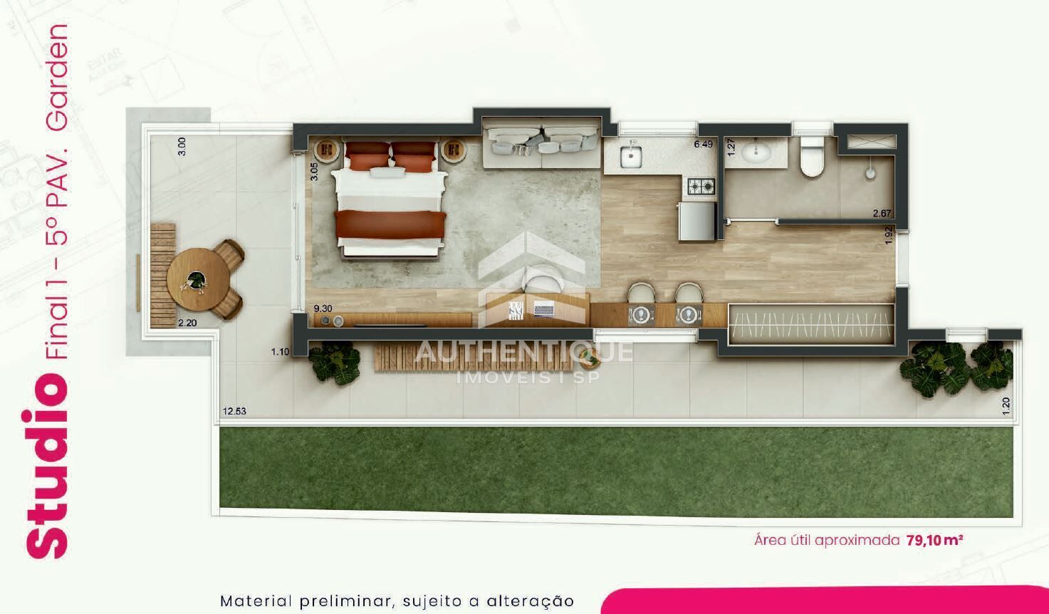Apartamento, 1 quarto, 33 m² - Foto 18