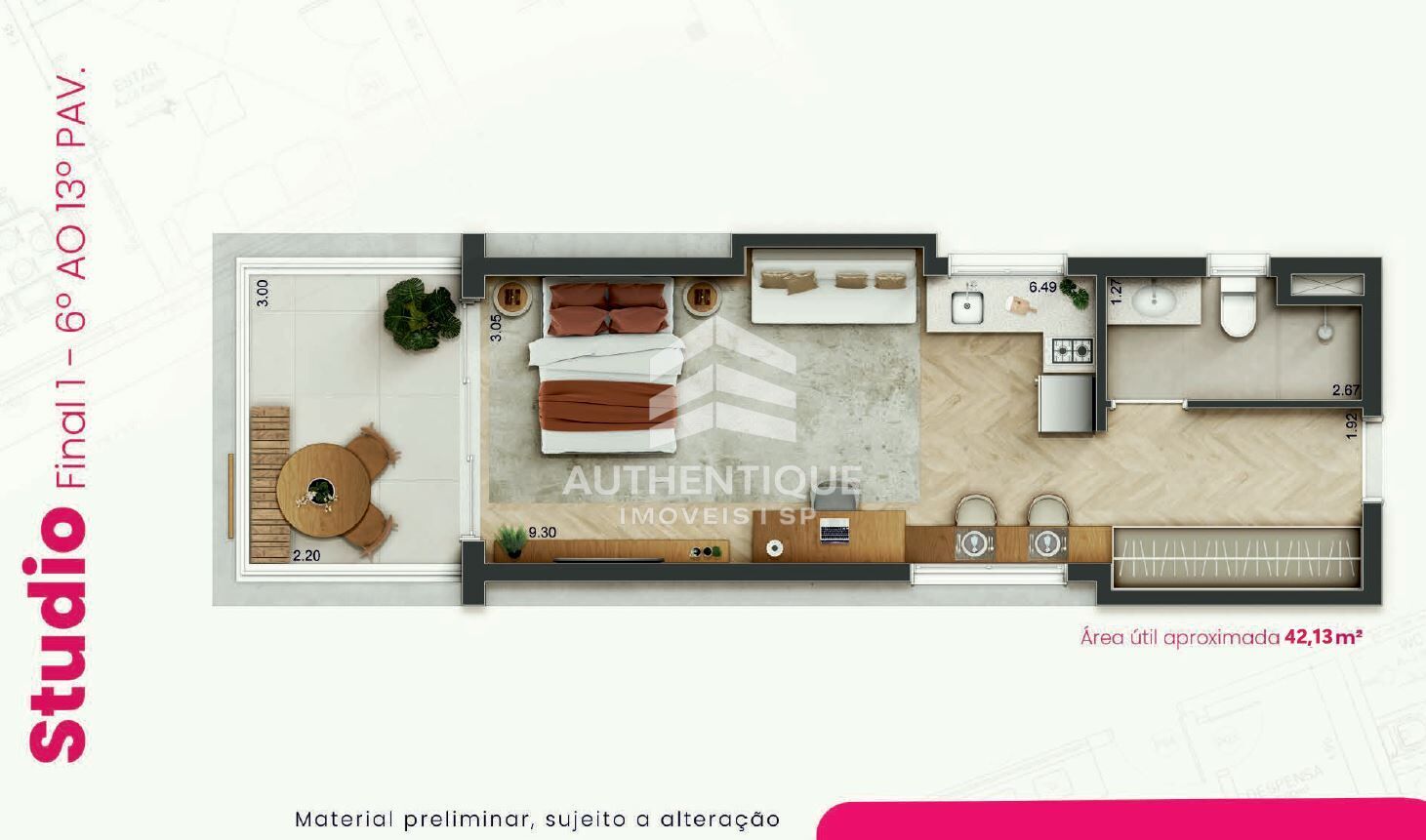 Apartamento, 1 quarto, 33 m² - Foto 17