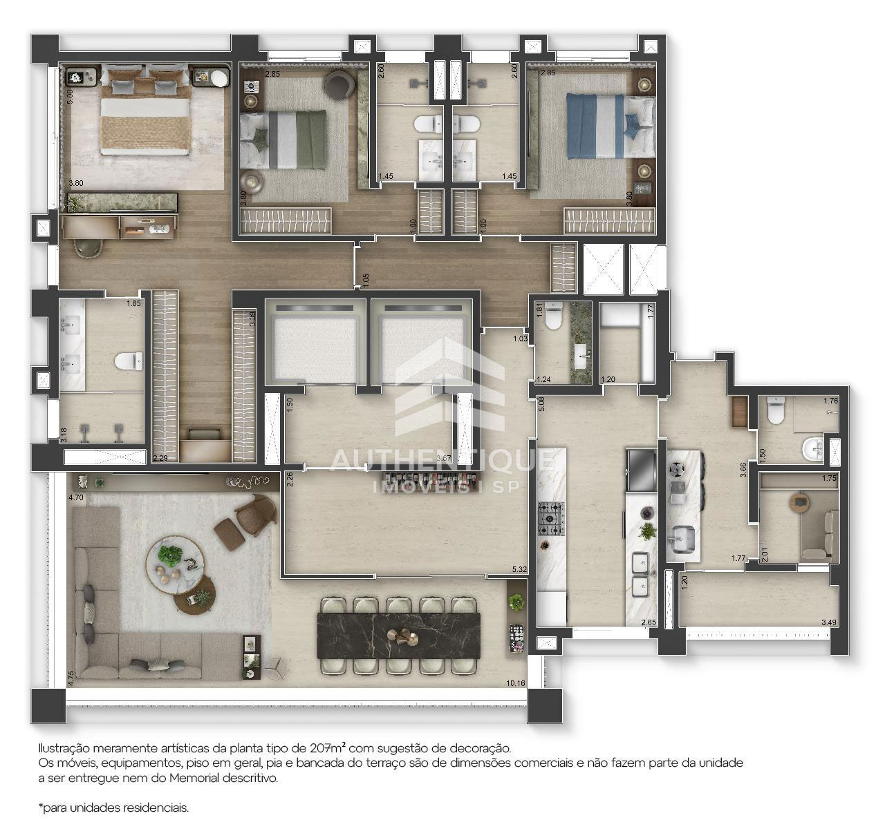 Apartamento, 3 quartos, 207 m² - Foto 30