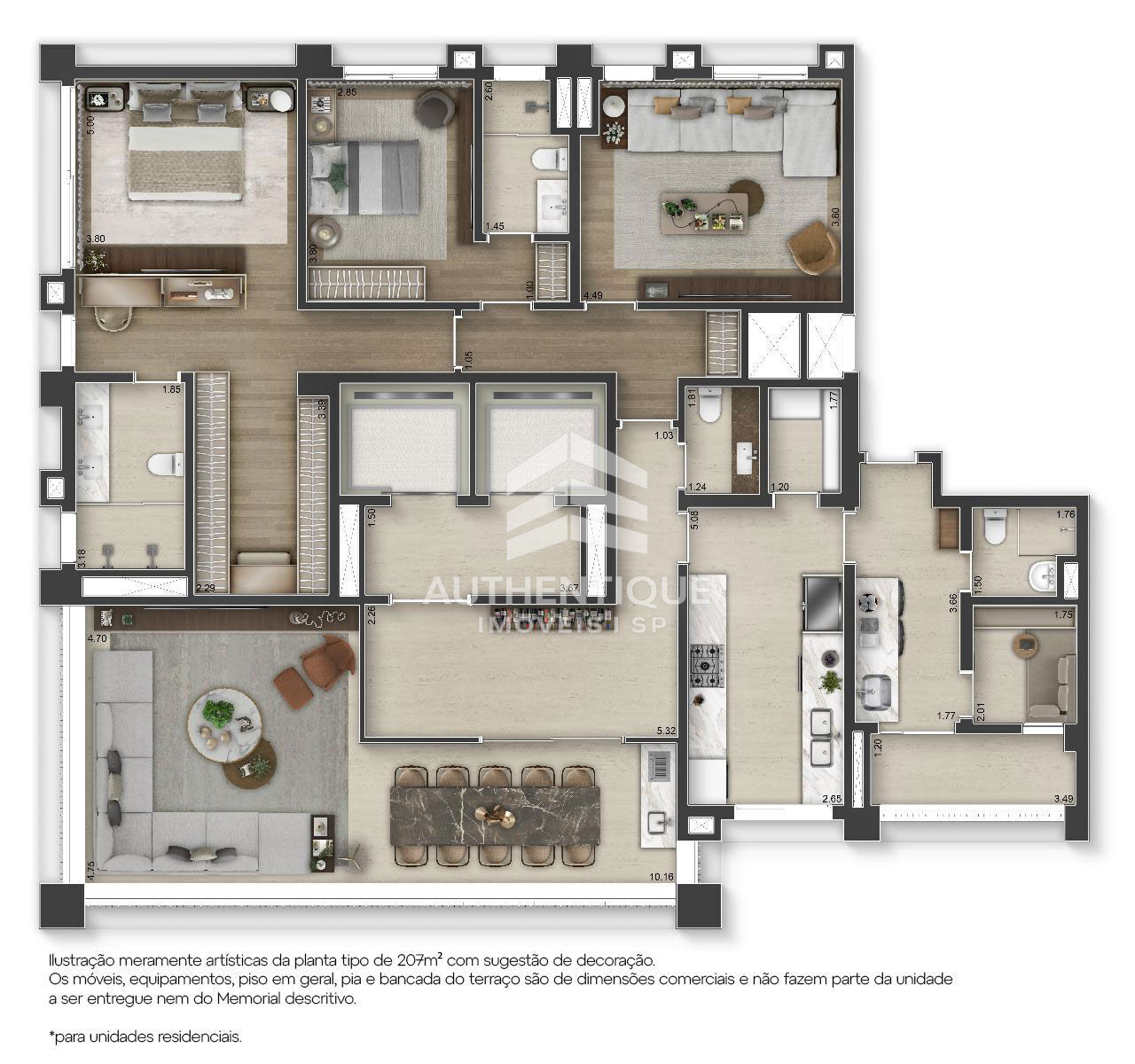 Apartamento, 3 quartos, 207 m² - Foto 28
