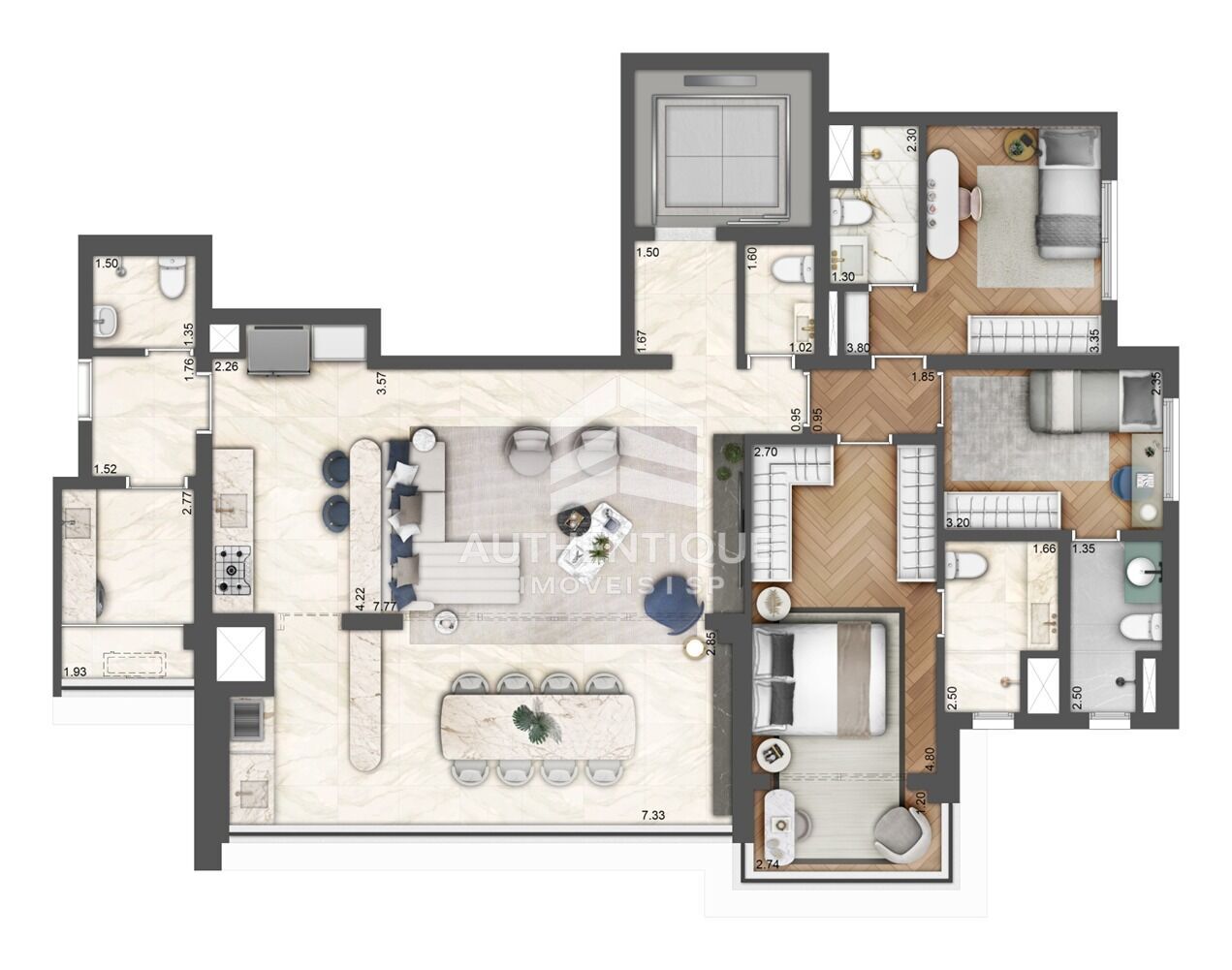 Cobertura, 4 quartos, 300 m² - Foto 44