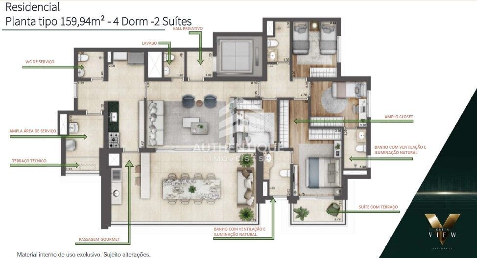 Cobertura, 4 quartos, 300 m² - Foto 50
