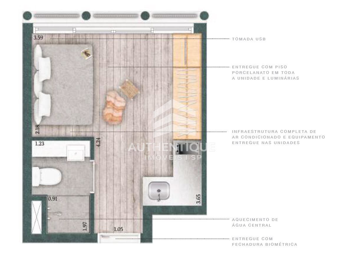 Apartamento, 2 quartos, 45 m² - Foto 24