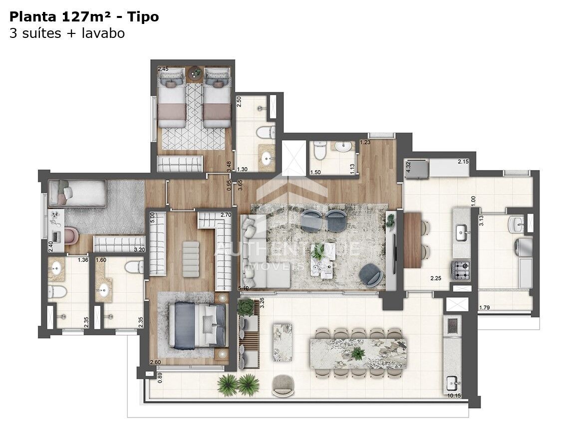 Cobertura, 3 quartos, 313 m² - Foto 27