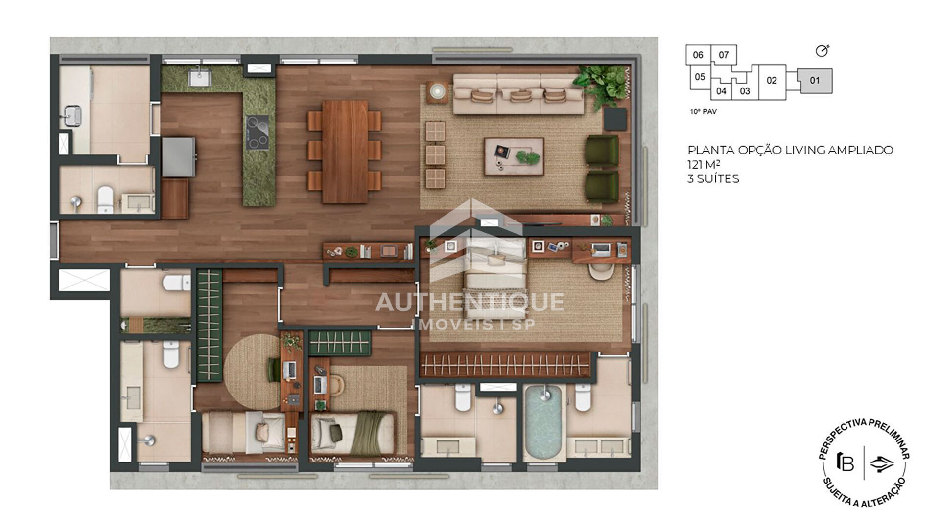 Apartamento, 3 quartos, 121 m² - Foto 19