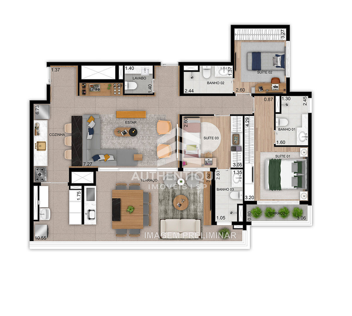 Apartamento, 3 quartos, 128 m² - Foto 14