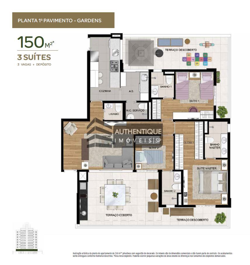 Apartamento à venda com 2 quartos, 118m² - Foto 22