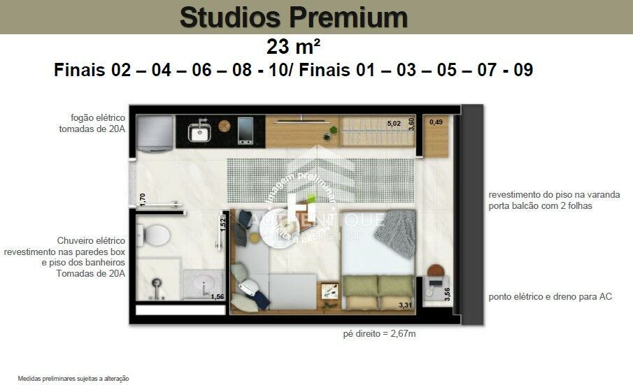 Apartamento, 1 quarto, 23 m² - Foto 18