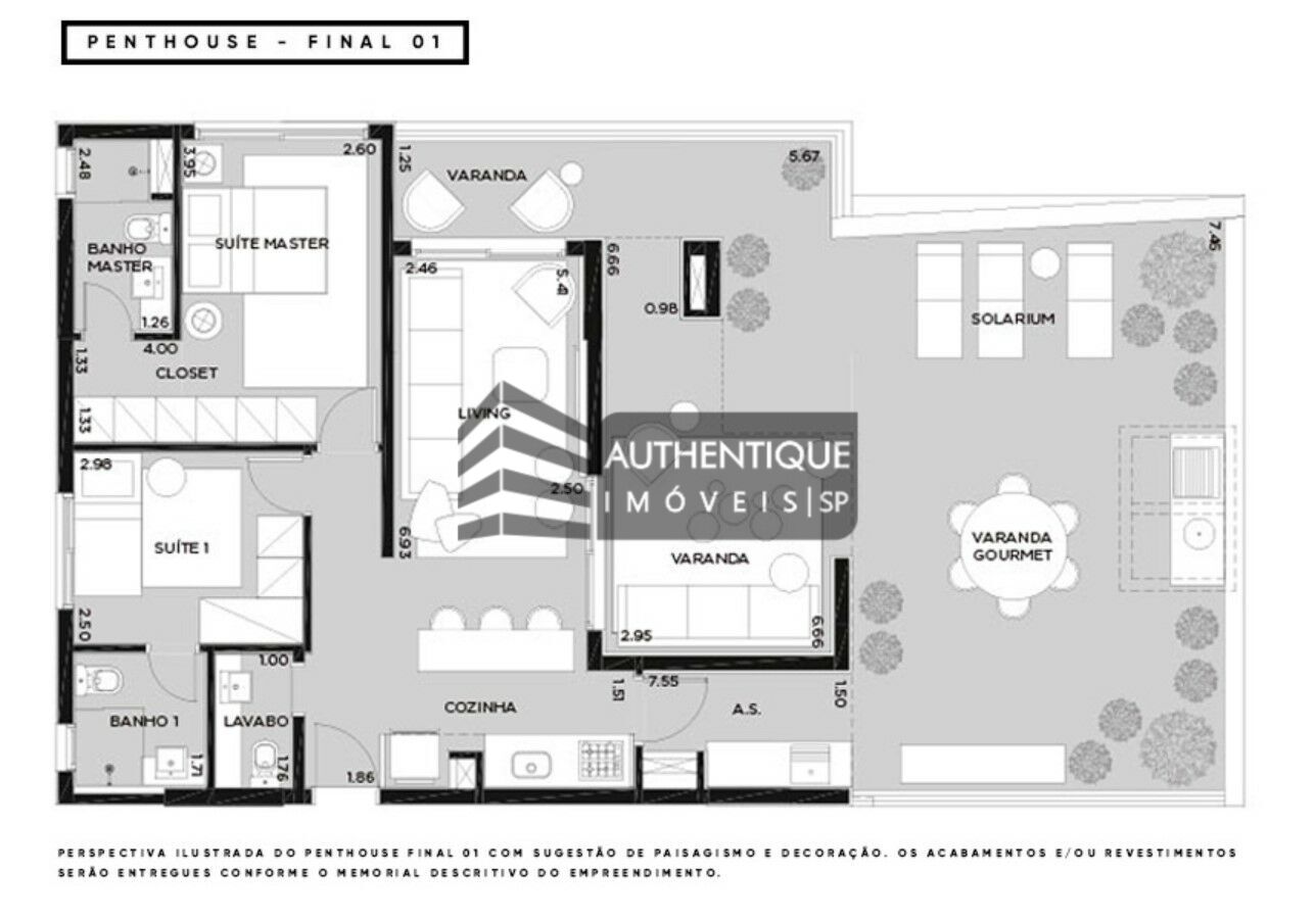 Apartamento à venda com 1 quarto, 69m² - Foto 41