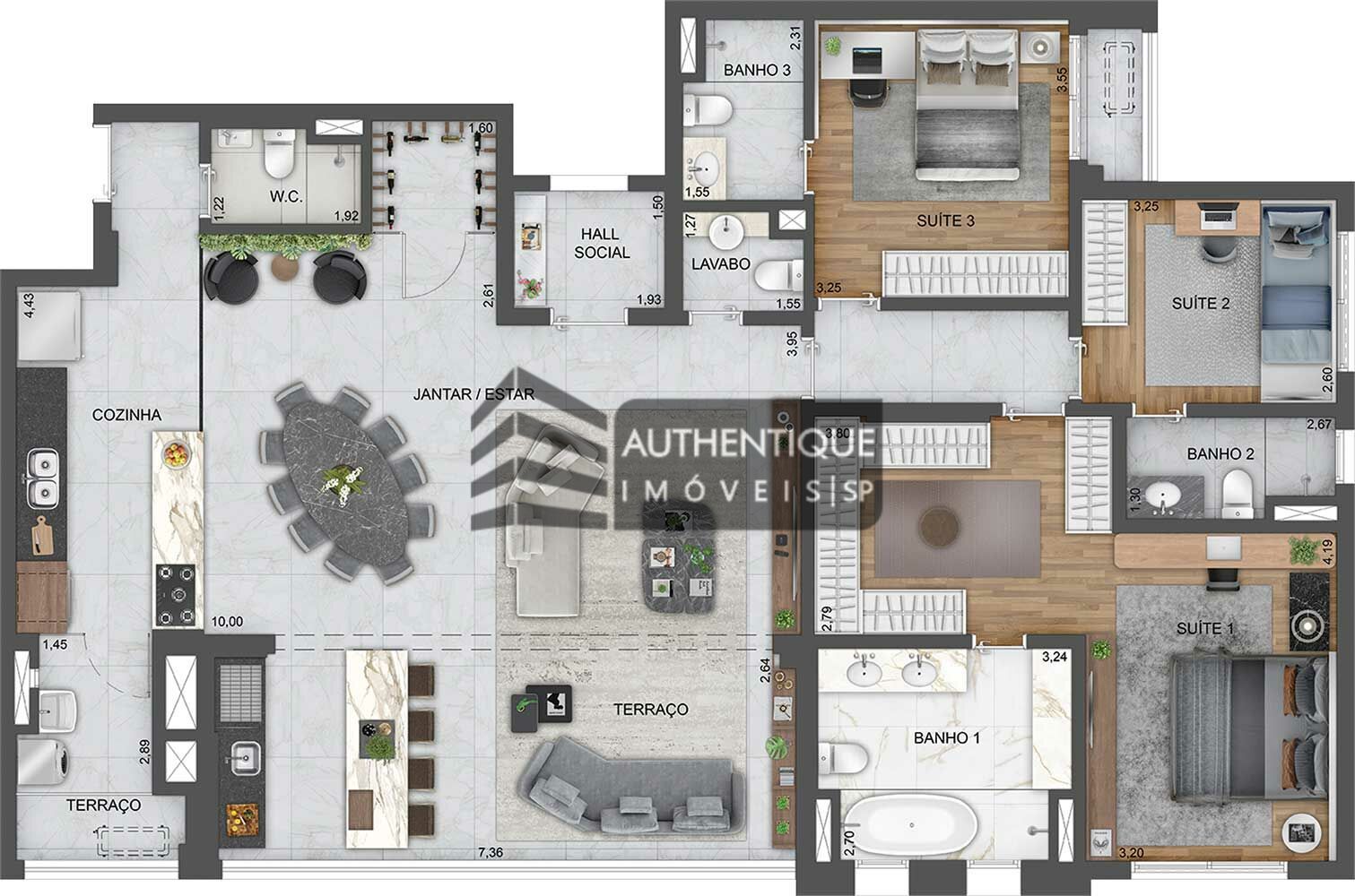 Apartamento à venda com 4 quartos, 169m² - Foto 29