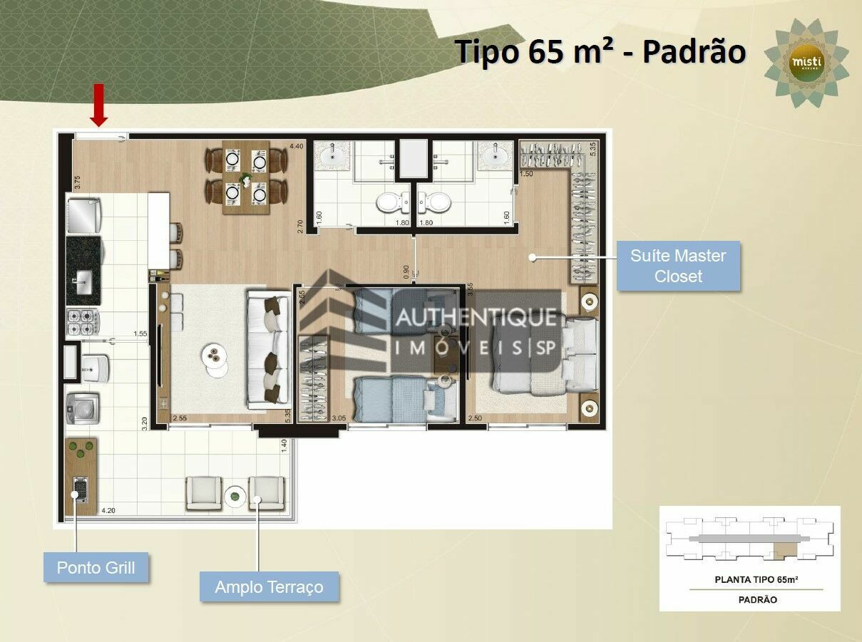 Apartamento à venda com 1 quarto, 65m² - Foto 49