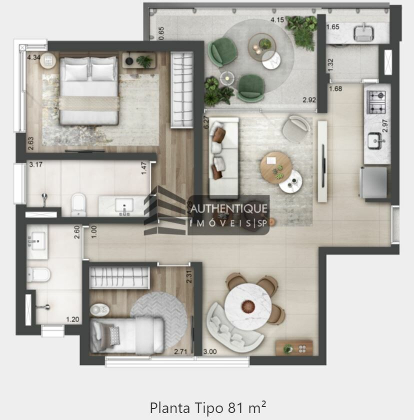 Apartamento à venda com 2 quartos, 81m² - Foto 19