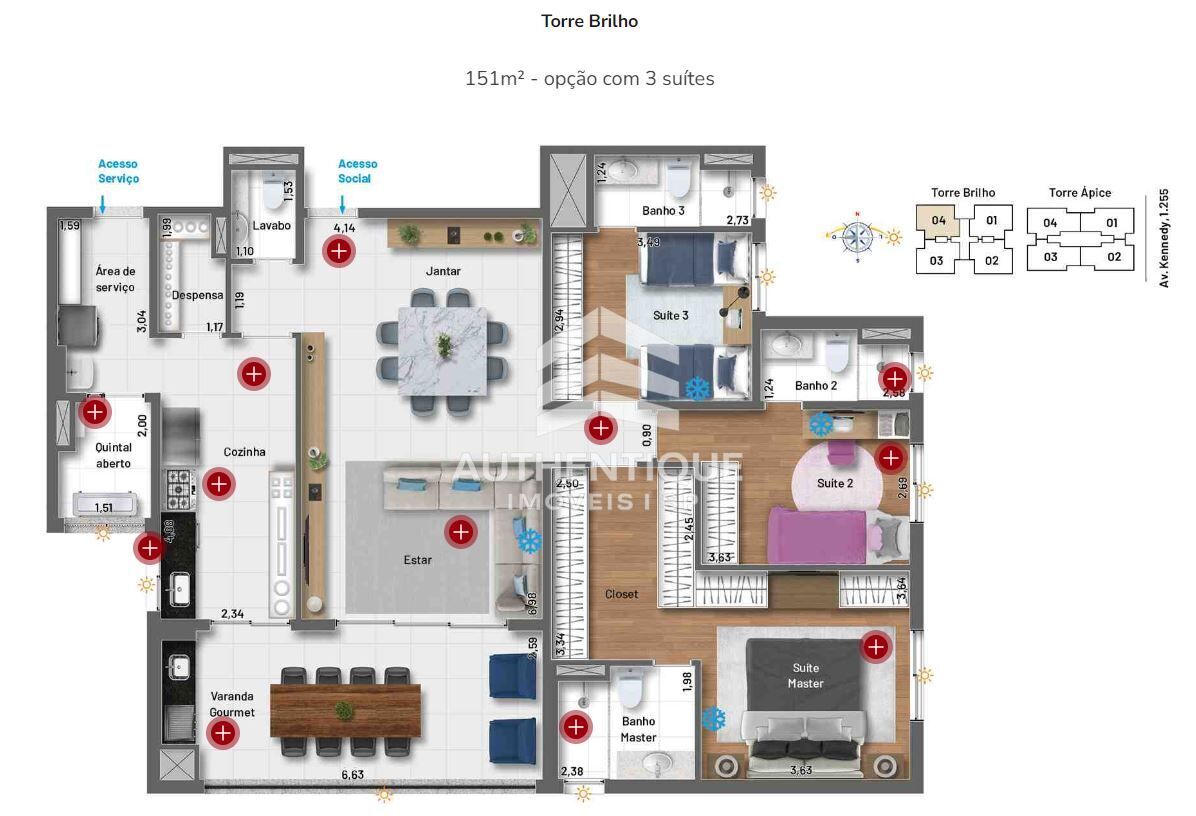 Apartamento, 4 quartos, 146 m² - Foto 38