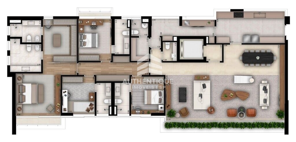 Apartamento, 3 quartos, 244 m² - Foto 33