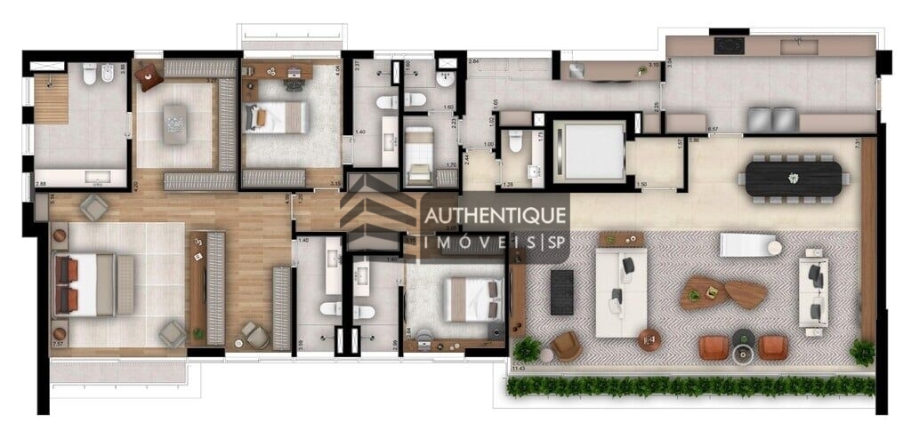 Apartamento à venda com 3 quartos, 244m² - Foto 32