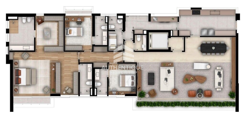 Apartamento, 3 quartos, 244 m² - Foto 32