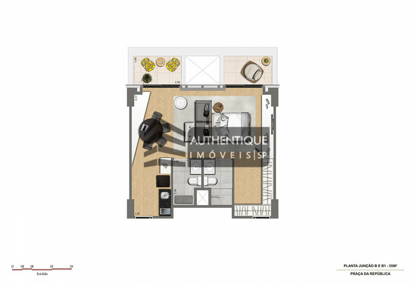 Apartamento à venda com 1 quarto, 28m² - Foto 38