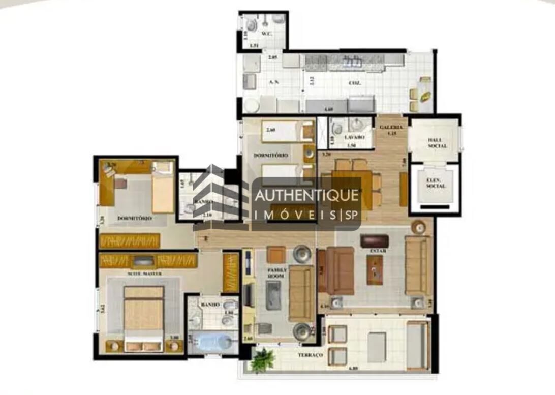 Apartamento à venda com 3 quartos, 116m² - Foto 47