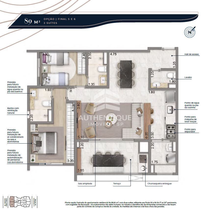 Apartamento, 3 quartos, 89 m² - Foto 24