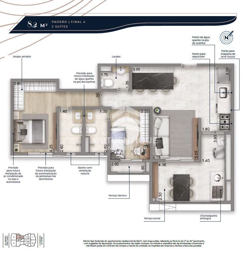 Apartamento, 3 quartos, 89 m² - Foto 23