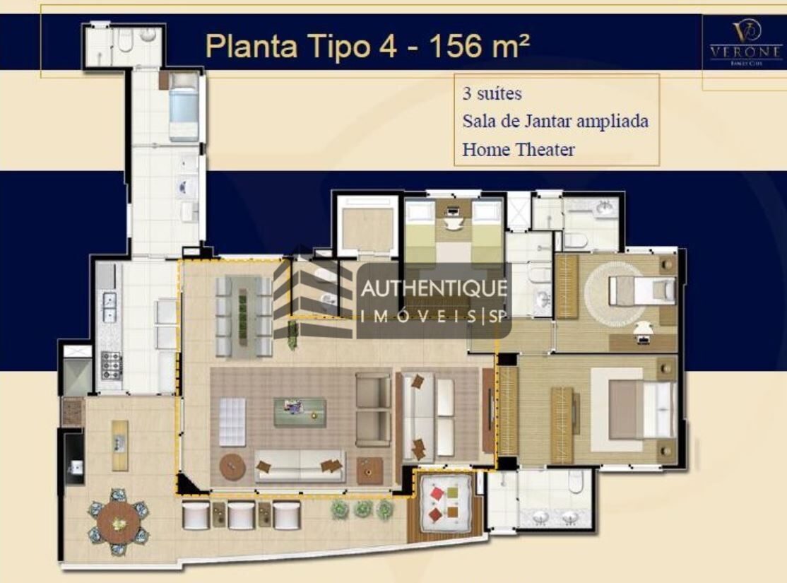 Apartamento à venda com 3 quartos, 156m² - Foto 16