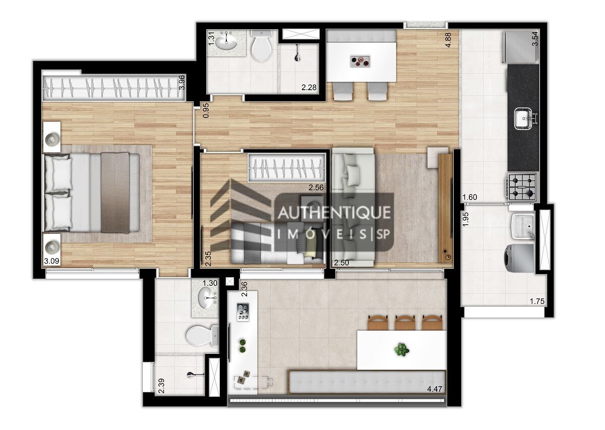 Apartamento à venda com 2 quartos, 74m² - Foto 17