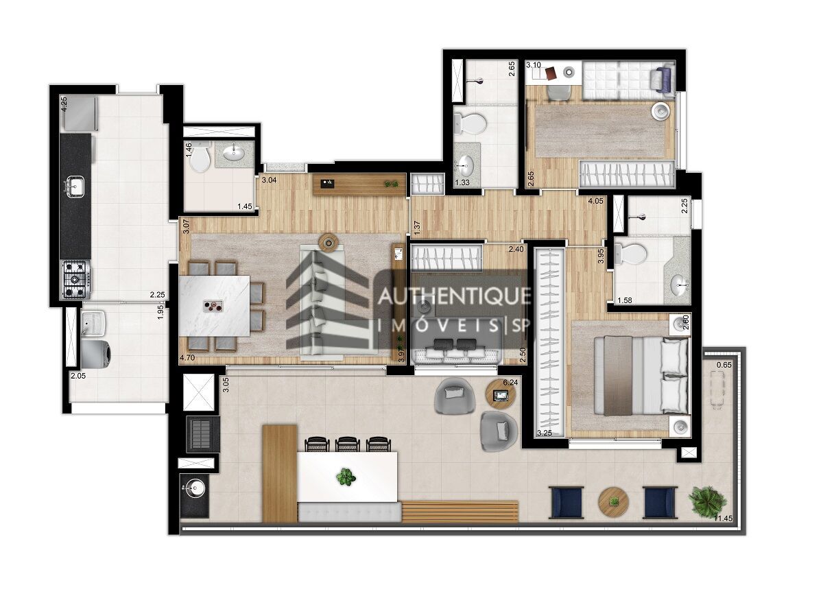 Apartamento à venda com 2 quartos, 74m² - Foto 18