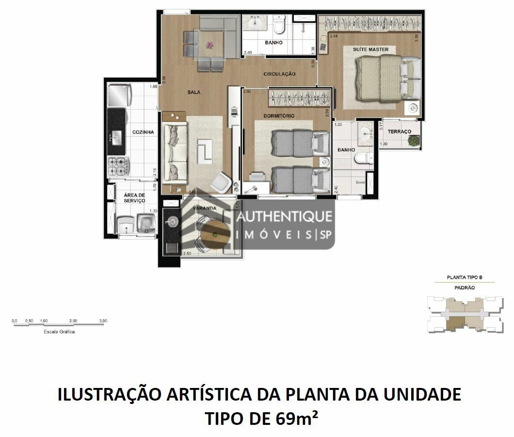 Apartamento à venda com 2 quartos, 69m² - Foto 48