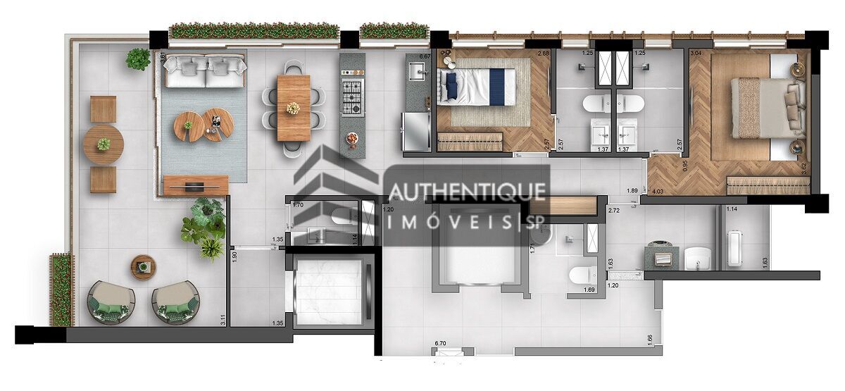 Apartamento à venda com 3 quartos, 272m² - Foto 22