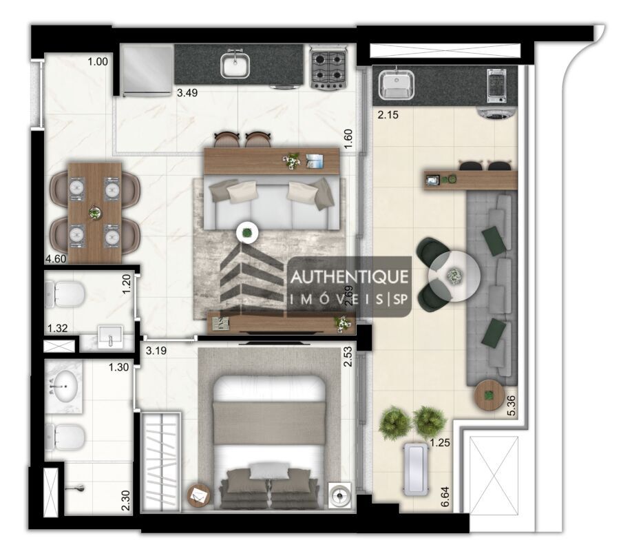 Apartamento à venda com 2 quartos, 76m² - Foto 47