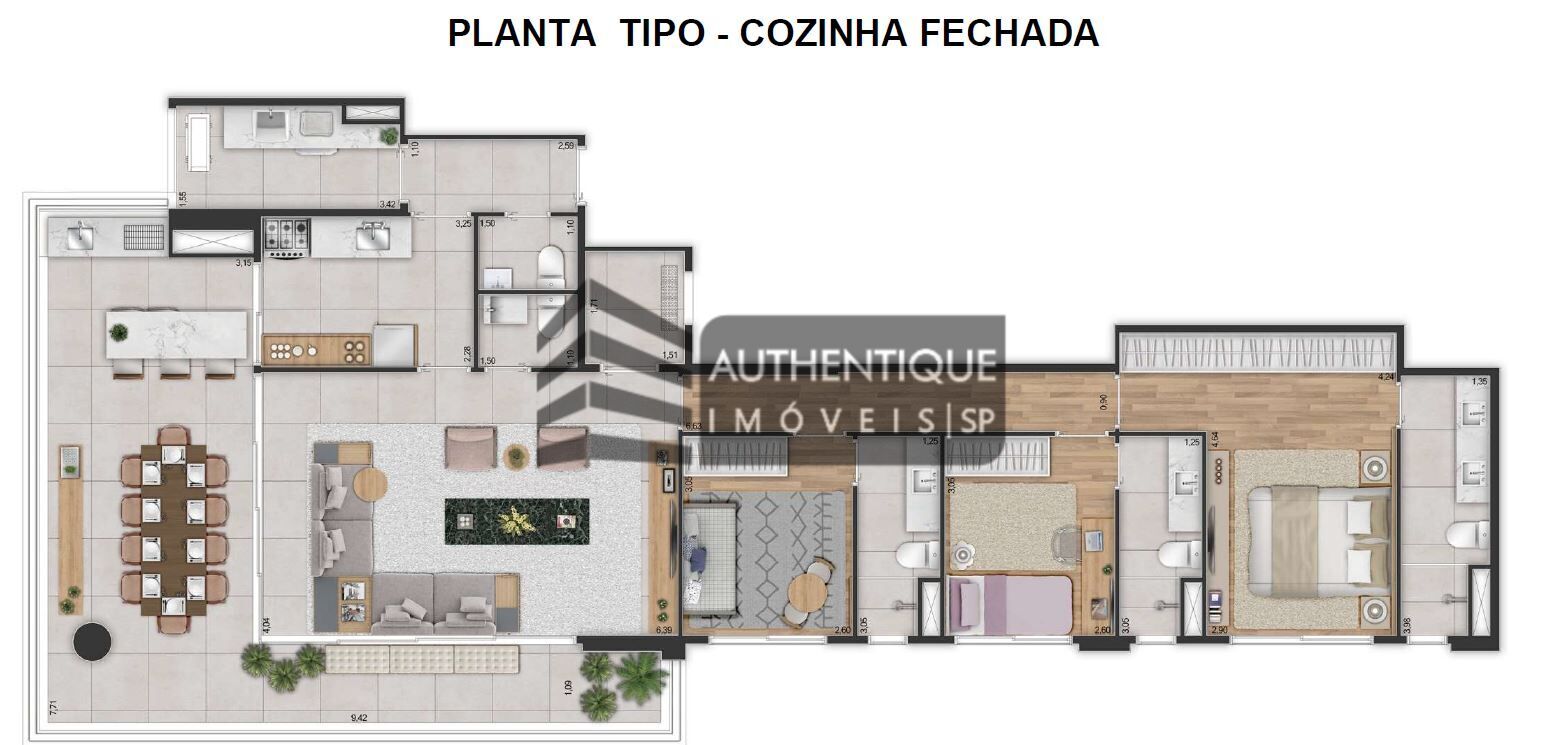 Apartamento à venda com 3 quartos, 142m² - Foto 15